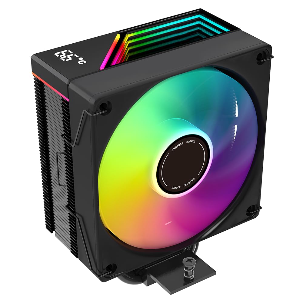 Jungle Leopard KF420 DGT ARGB Digital air CPU cooler with PWM fan (LGA/AM4 & AM5)