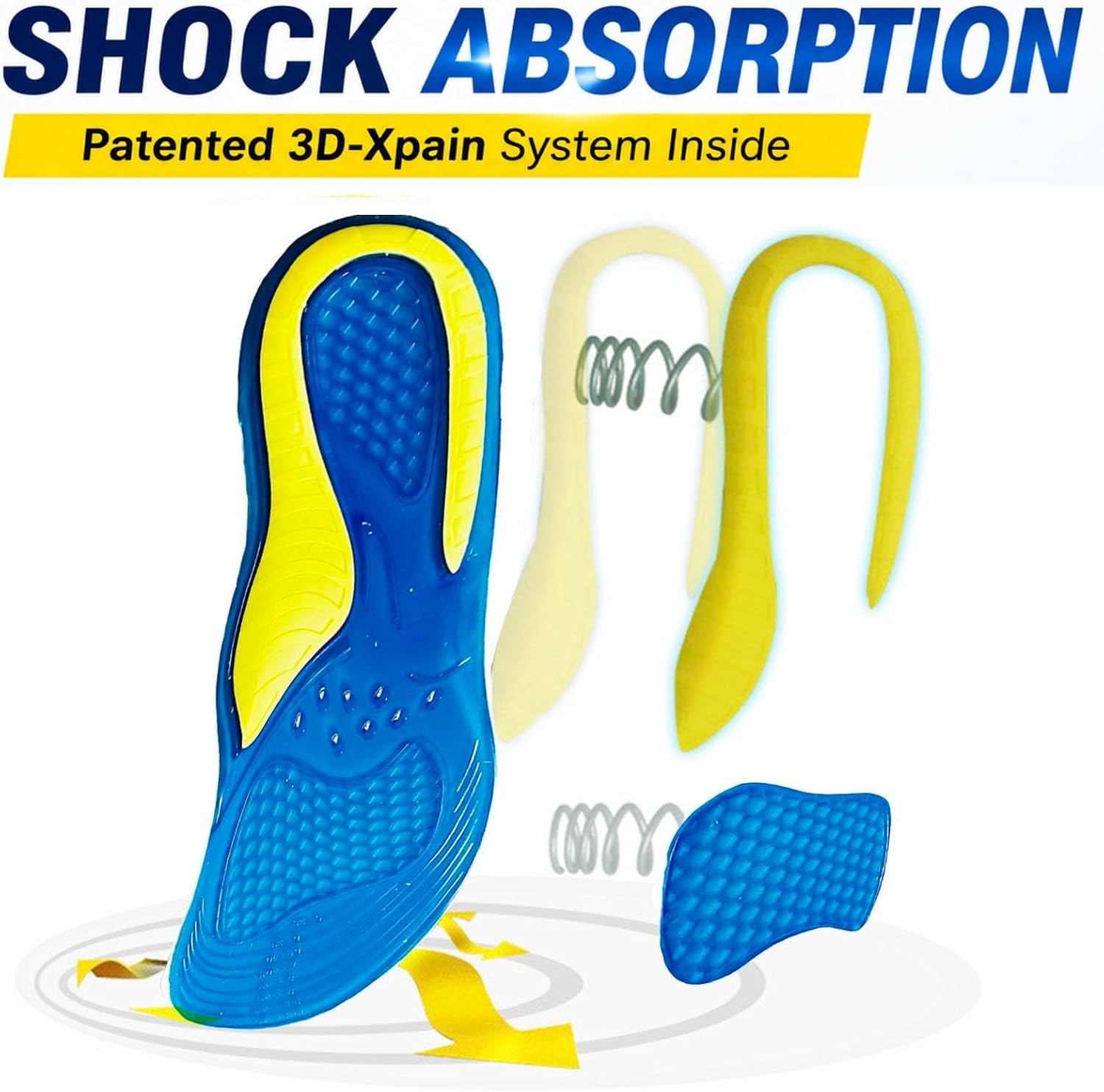Detalle 2 de Goofort 3D-Xpain Gel Insoles 0.5mm