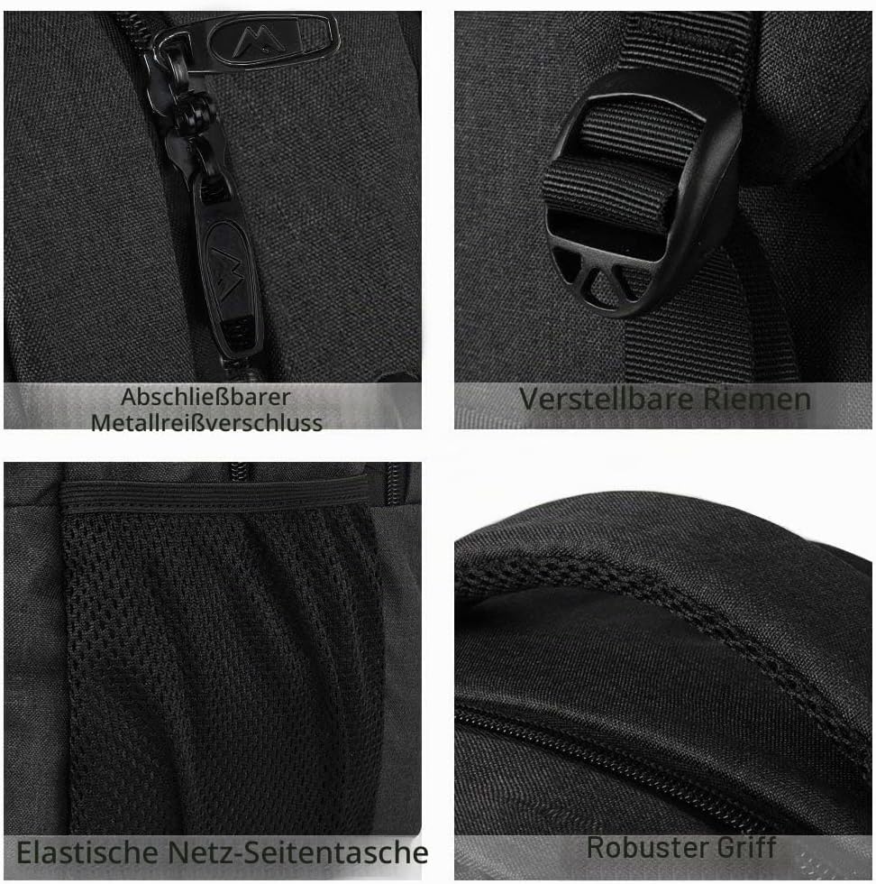 Thumbnail 3 de MATEIN Business Laptop Rucksack 15,6" wasserabweisend