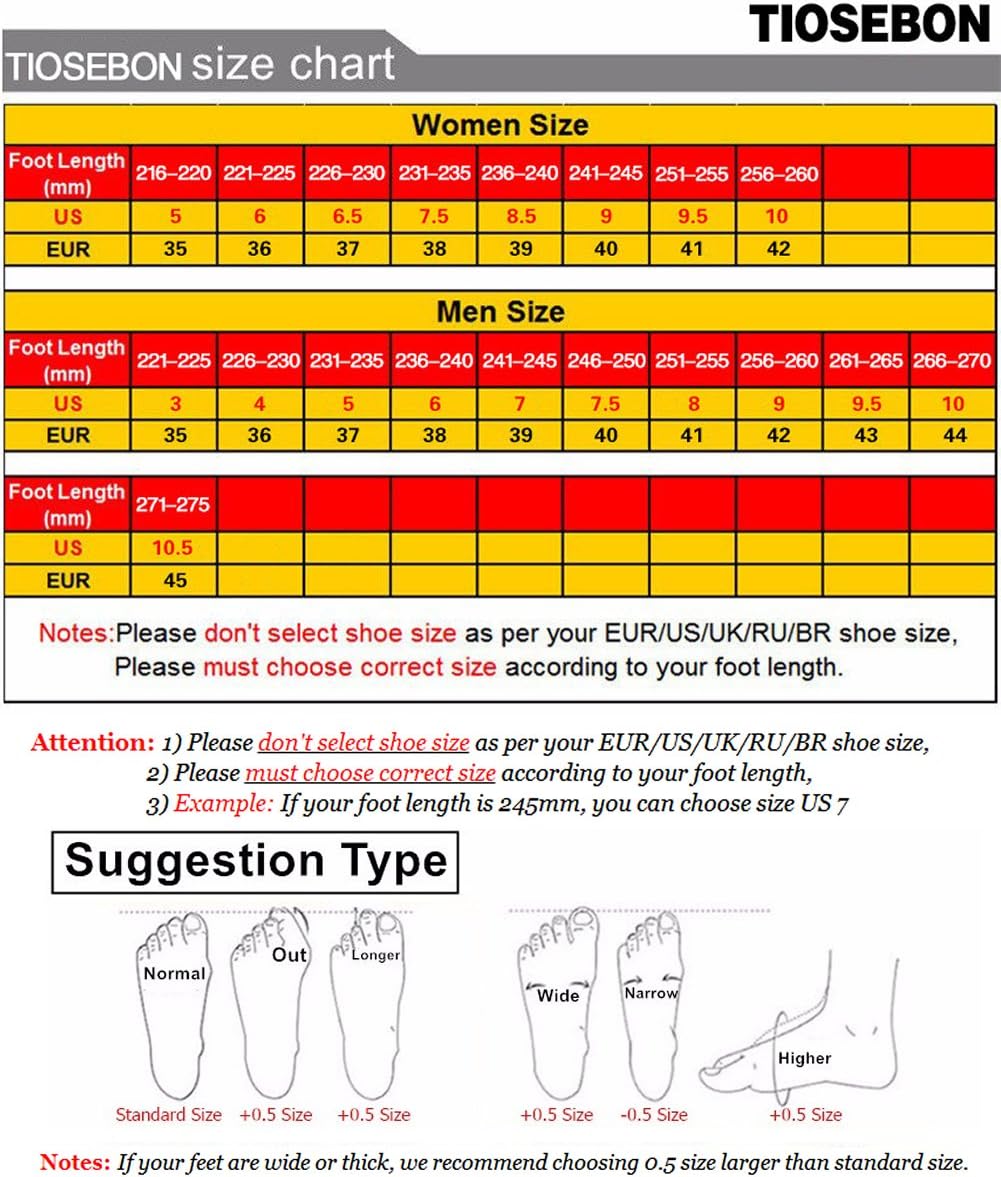 Thumbnail 6 de TIOSEBON Women's Lightweight Mesh Trainers – Comfortable Slip-On Walking Sneakers