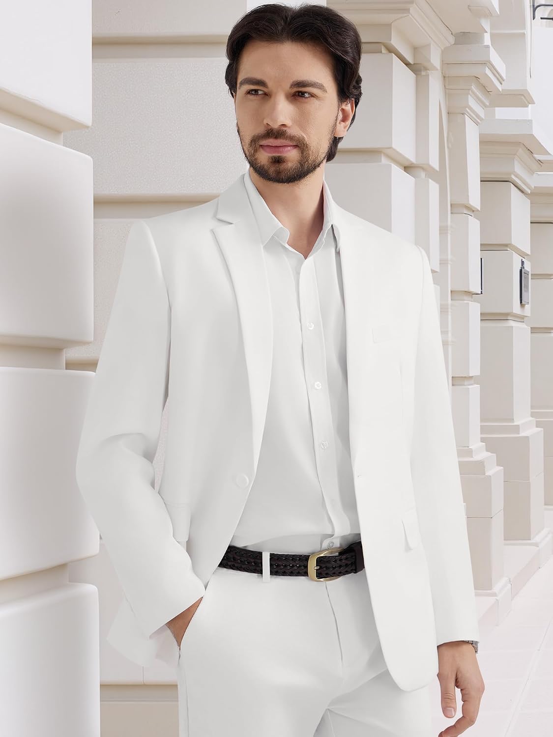 Detalle de MAGE MALE Men's Blazer, Polyester