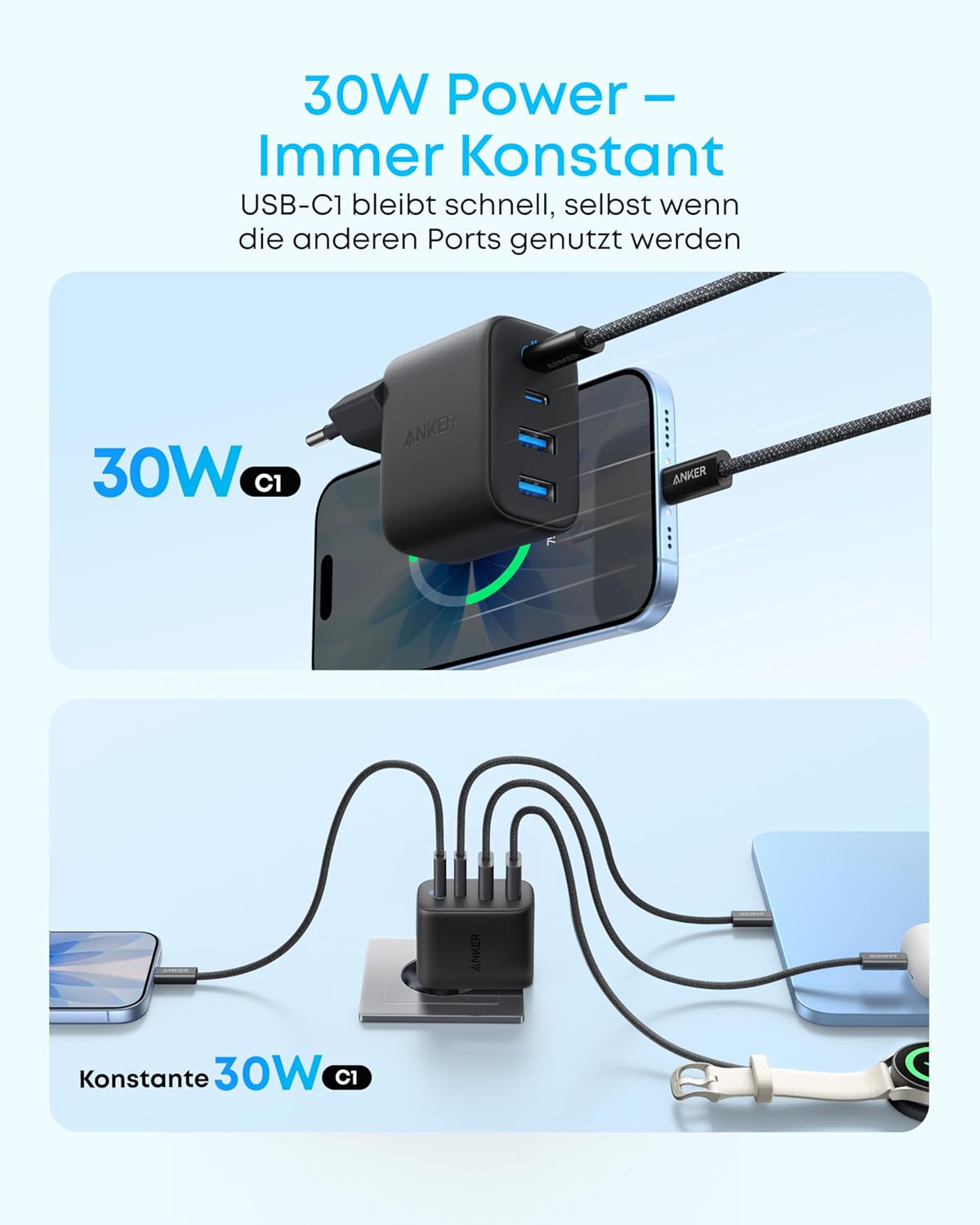 Thumbnail 2 de Anker Zolo 50W USB C Ladegerät