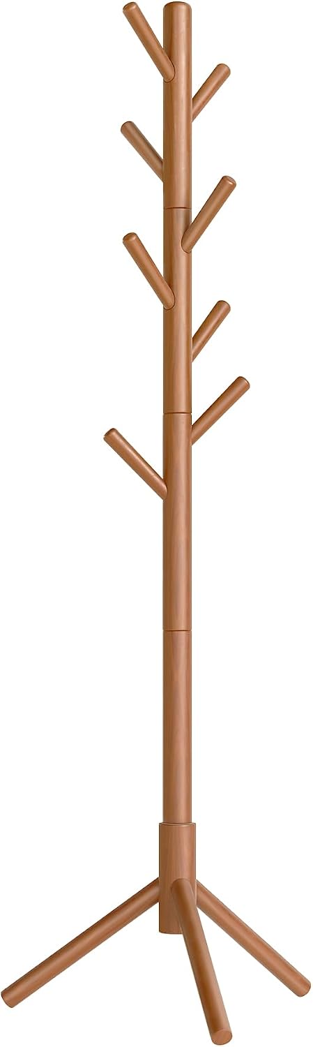 Detalle de VASAGLE Coat Rack, Solid Wood
