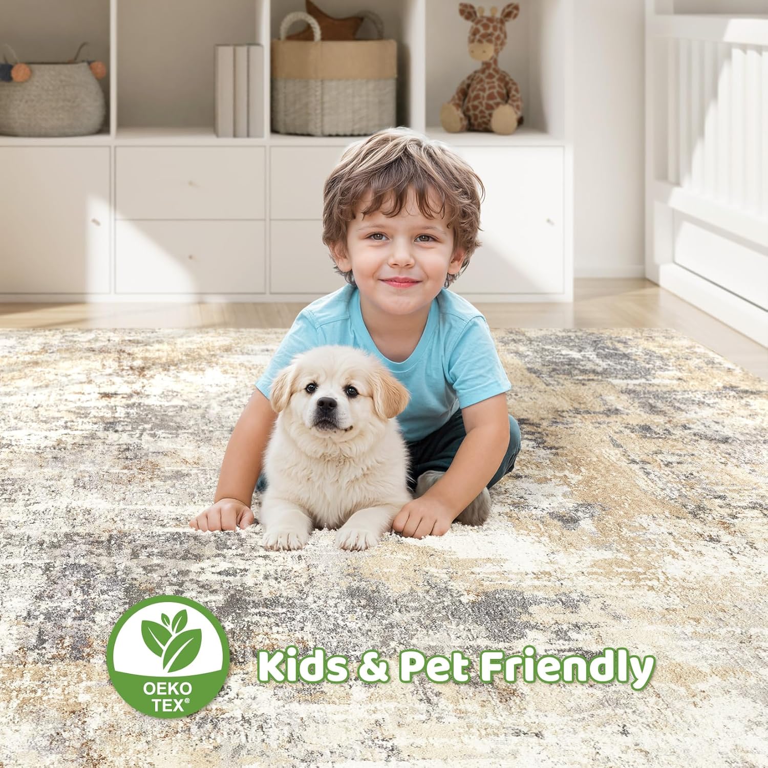 Thumbnail 6 de LOONGRUG 9x12 Washable Rug