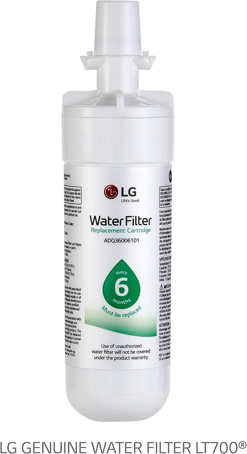 Thumbnail 1 de LG LT700P LT700P3 Refrigerator Water Filter, 3-Pack, Carbon Filtration