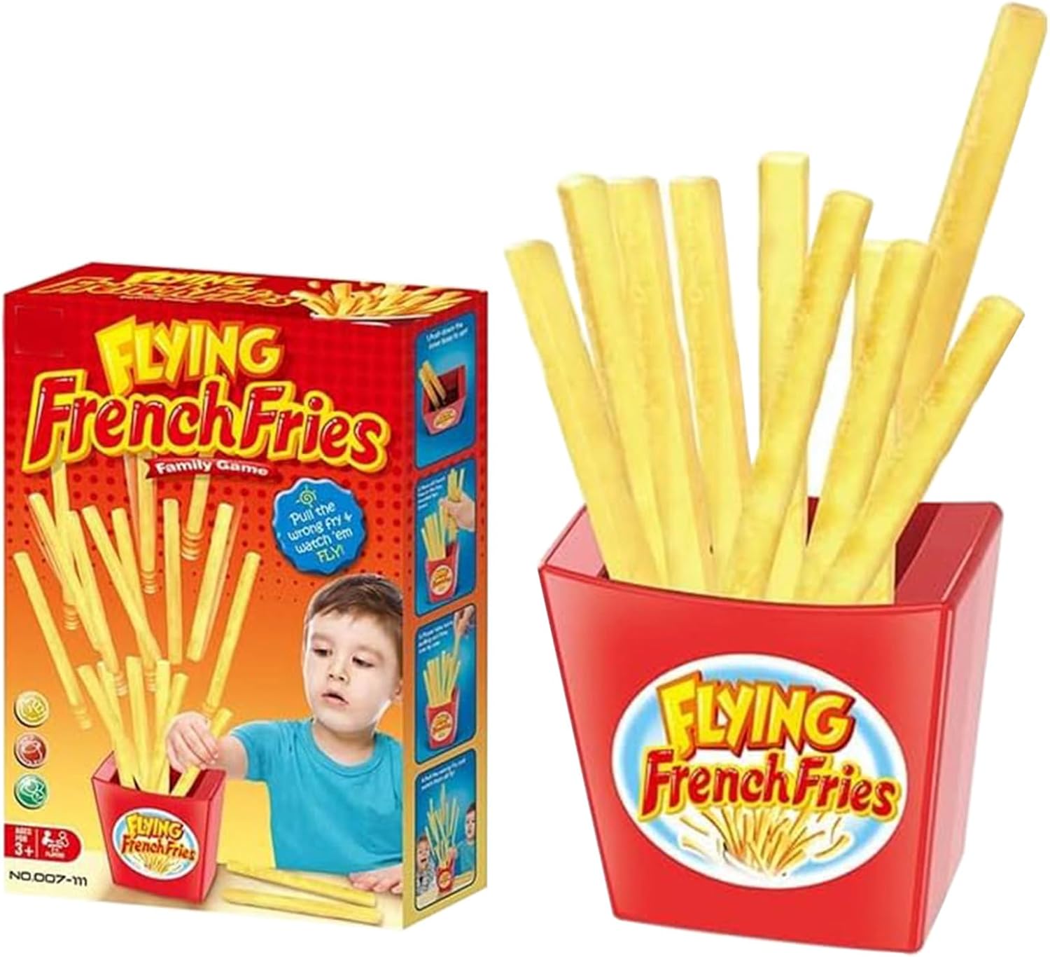 ZUNIPLEX Flying French Fries - Gioco da tavolo familiare con patatine volanti