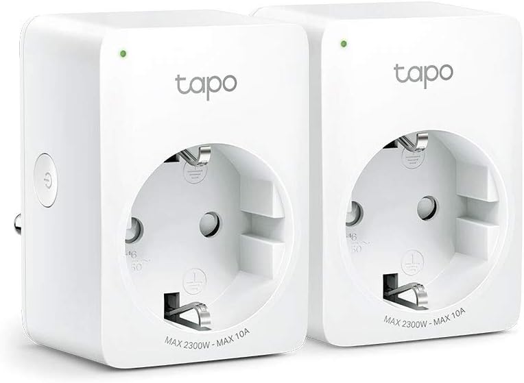 Detalle de Tapo P100 2er-Pack: WLAN-Smart-Steckdosen für Alexa/Google Home mit Fernzugriff