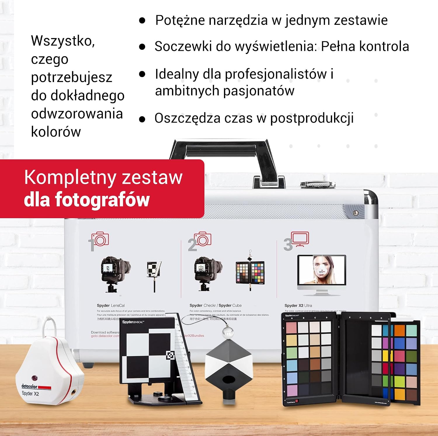 Thumbnail 6 de Datacolor Spyder X2 Photo Studio Kit – zestaw do kontroli kolorów i ostrości