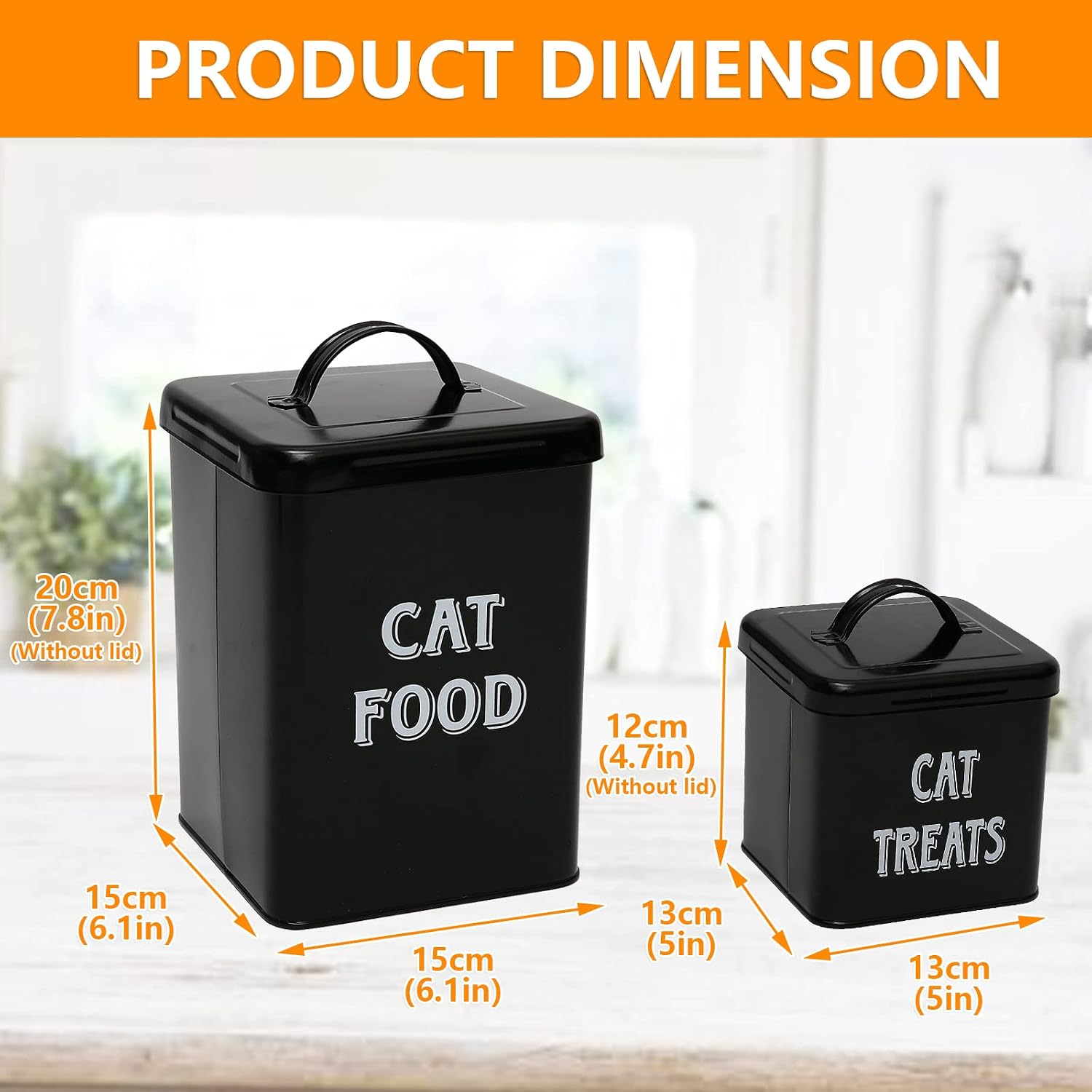 Thumbnail 2 de Morezi Pet Food Containers 5 lb set
