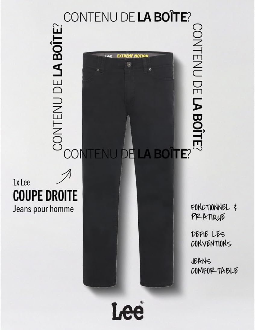 Thumbnail 6 de Lee Straight Fit Xm Jeans Homme – Jean droit moderne et confortable