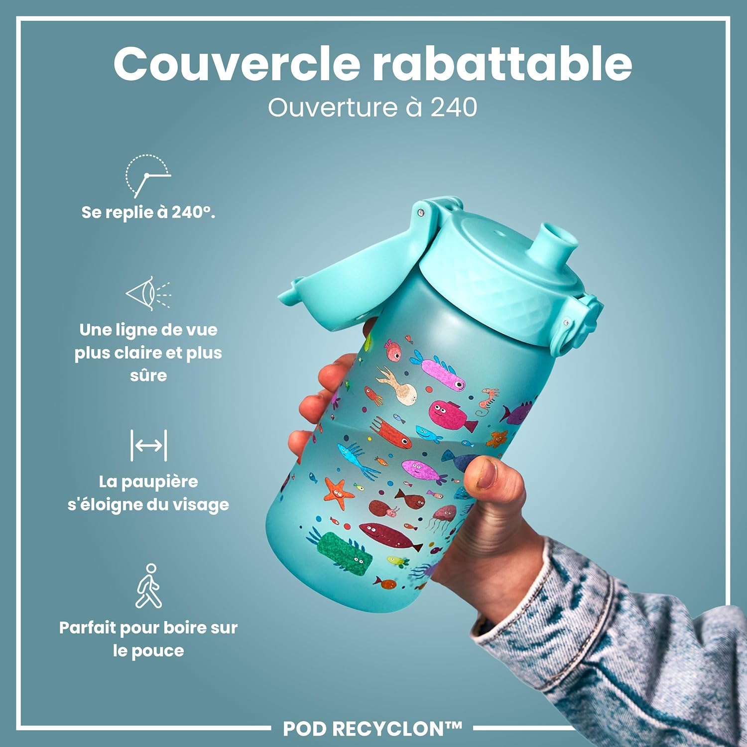 Detalle 2 de Ion8 Gourde anti-fuite pour enfants 🥤