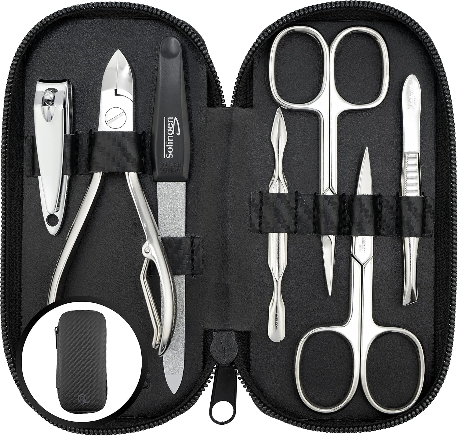 Detalle de marQus kit manucure pédicure 7 pièces – set professionnel en Solingen