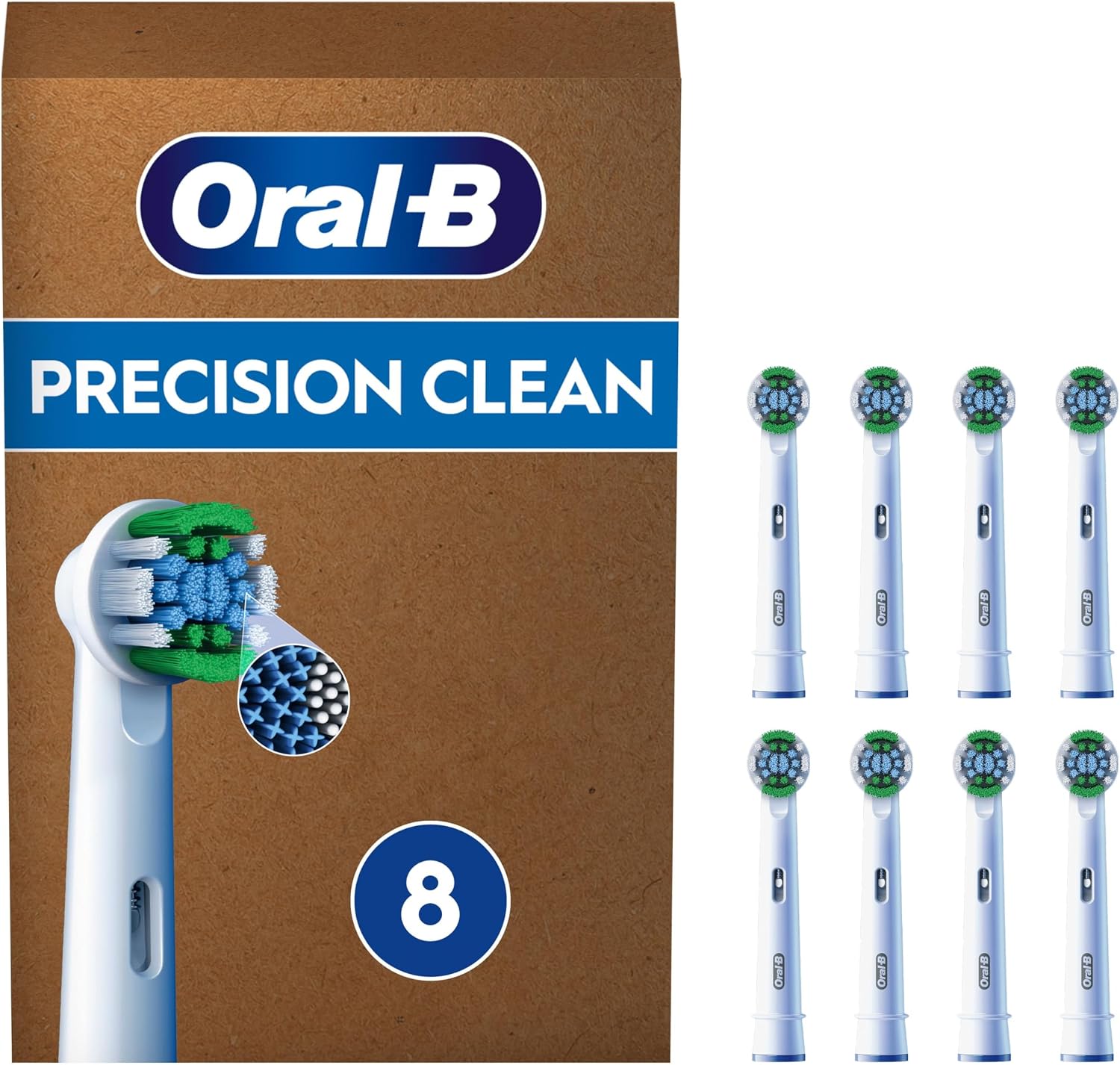 Detalle de Oral-B Pro Precision Clean 8 testine per spazzolino elettrico