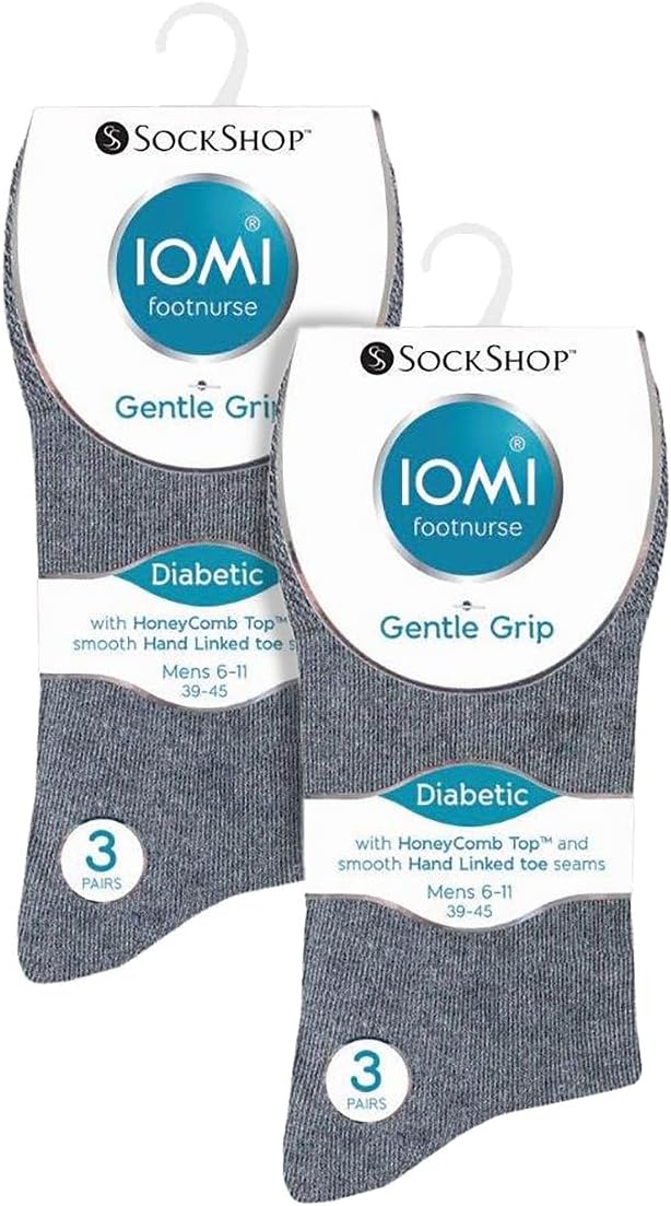 Detalle 2 de IOMI Footnurse Mens diabetic socks 6 pairs