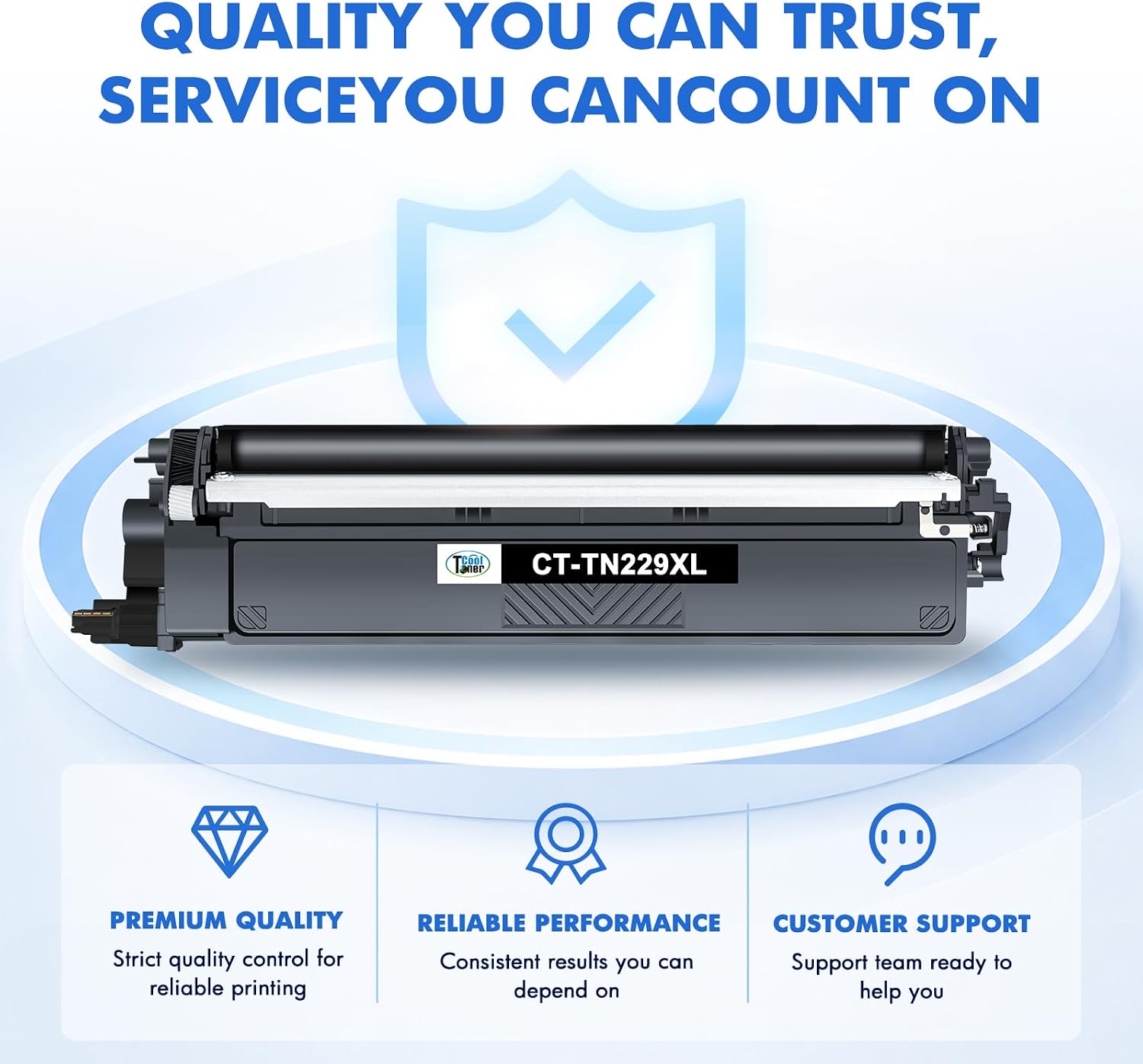 Detalle 2 de Cool Toner TN229 TN229XL Compatible Toner Cartridges, 5-Pack with Chips