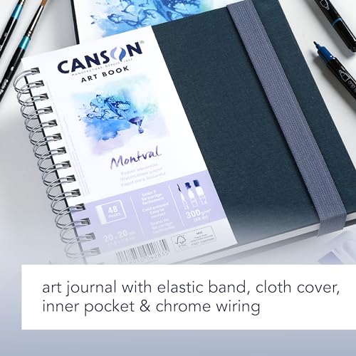 Detalle de CANSON Art Book 48 pages, papier aquarelle ⚙