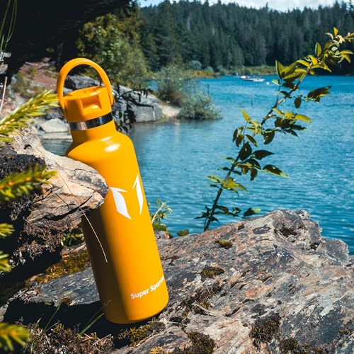 Thumbnail 8 de Super Sparrow Insulated Kids Water Bottle 500ml – Stainless Steel with Flip-Top Straw