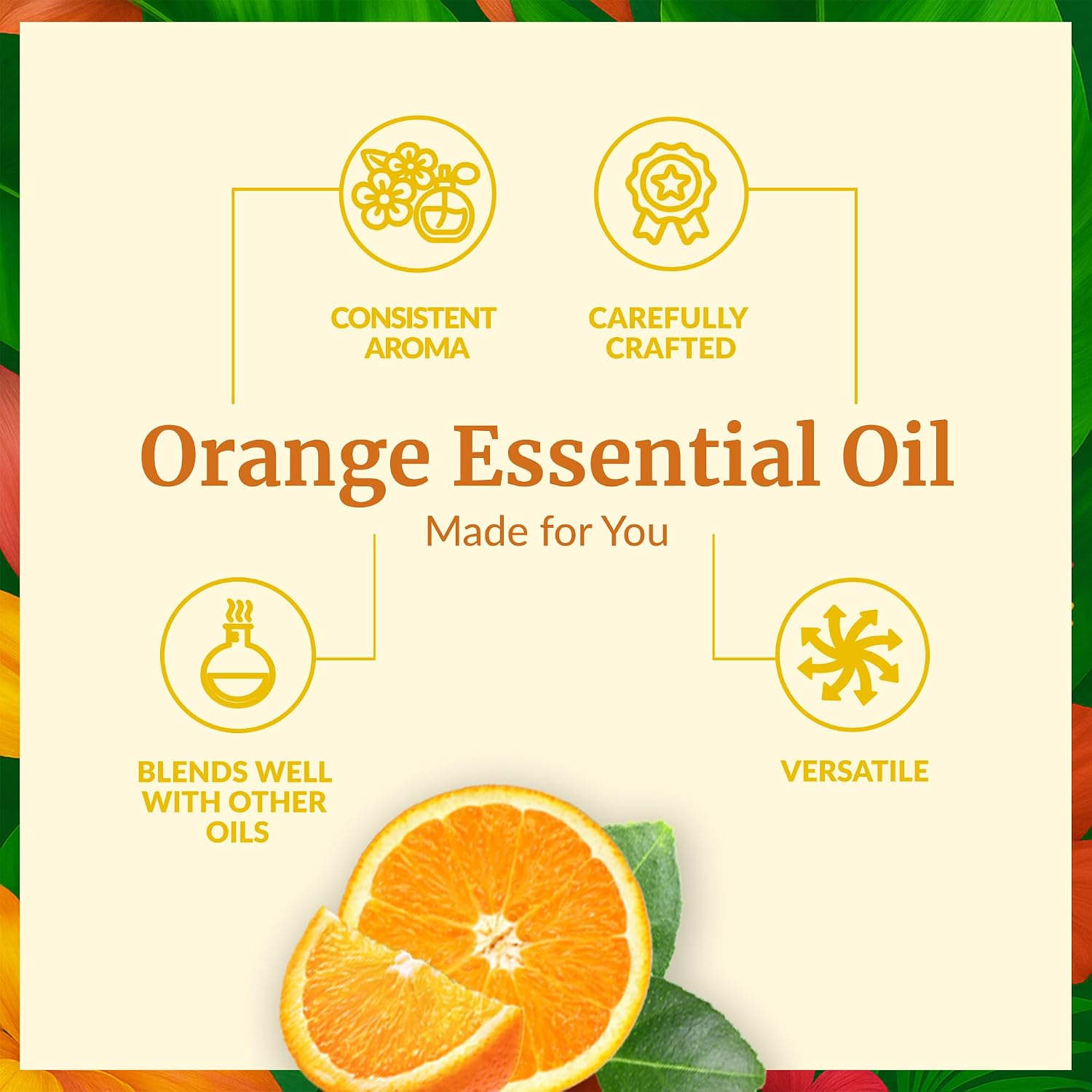 Detalle de SVA Orange Essential Oil, 4 fl oz