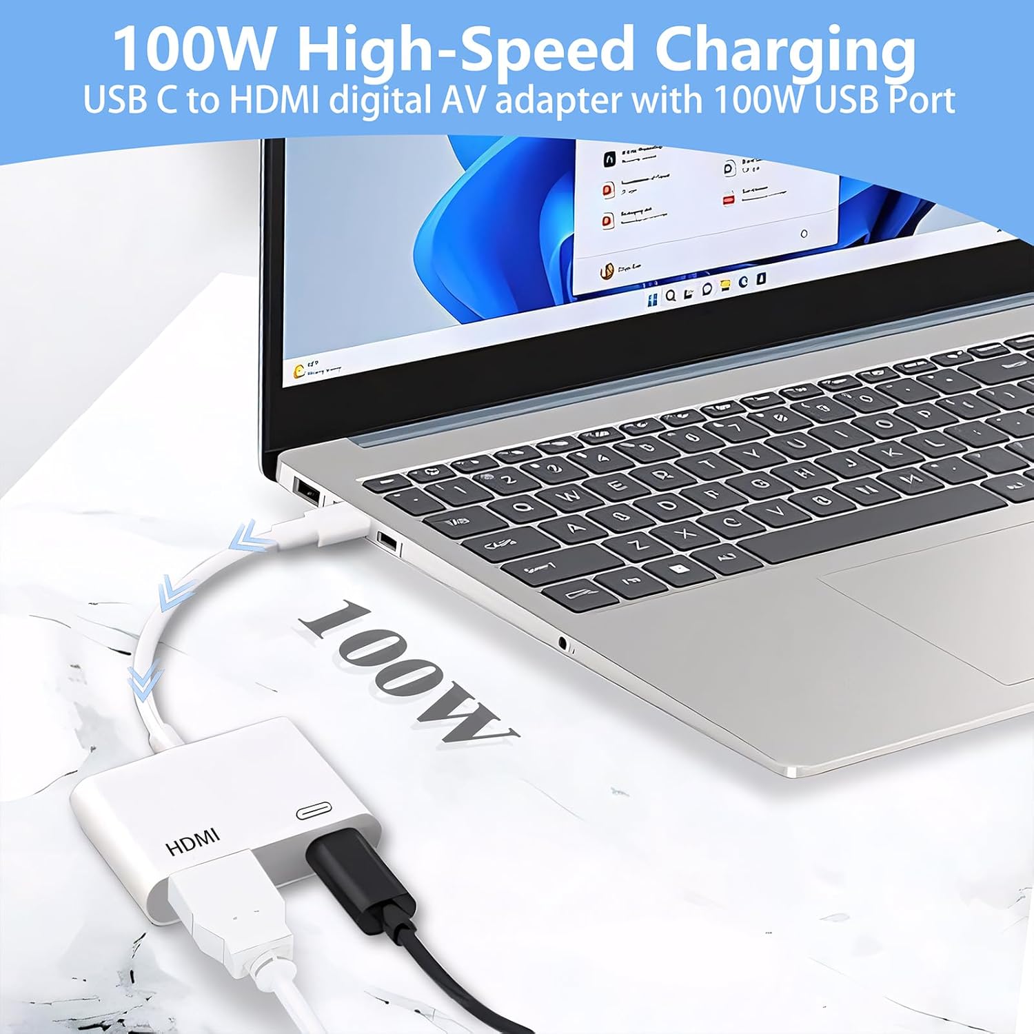 Thumbnail 5 de Kinhaly USB C to HDMI Adapter 4K