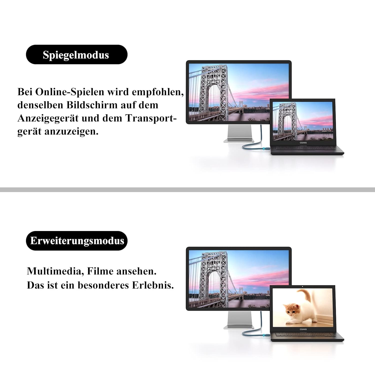 Thumbnail 4 de MT-VIKI 4K60Hz HDMI-Kabel (2 m) mit 18 Gbps Highspeed & Ethernet