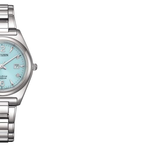 Thumbnail 6 de Citizen Orologio da donna Eco-Drive 32025930, cinturino titanio argentato, quadrante blu