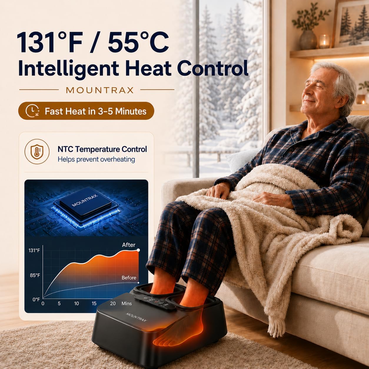 Thumbnail 4 de MOUNTRAX Foot Massager Machine for Plantar Fasciitis 🦶