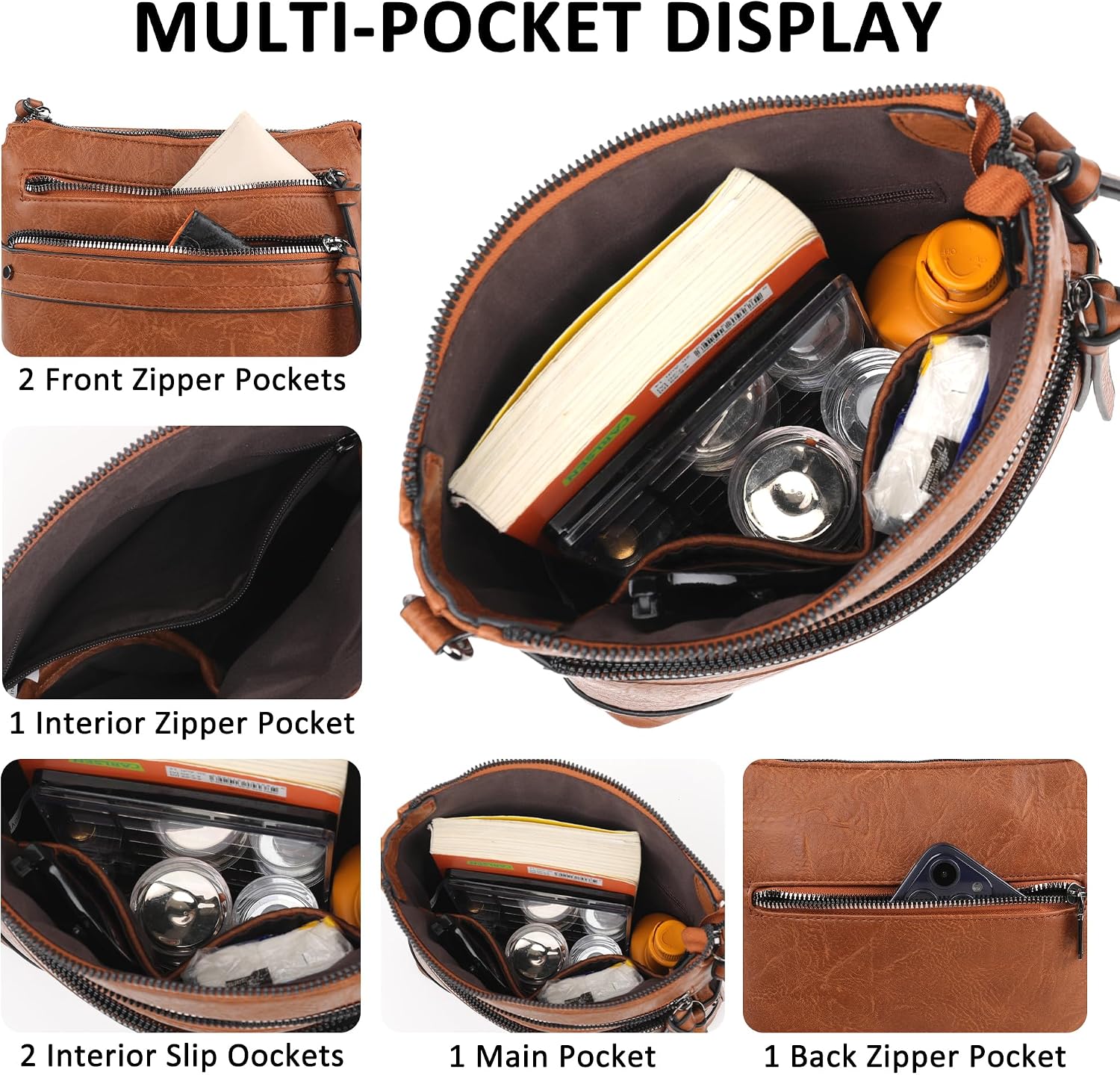 Detalle de TANTOMI Crossbody Bag in Vegan Leather