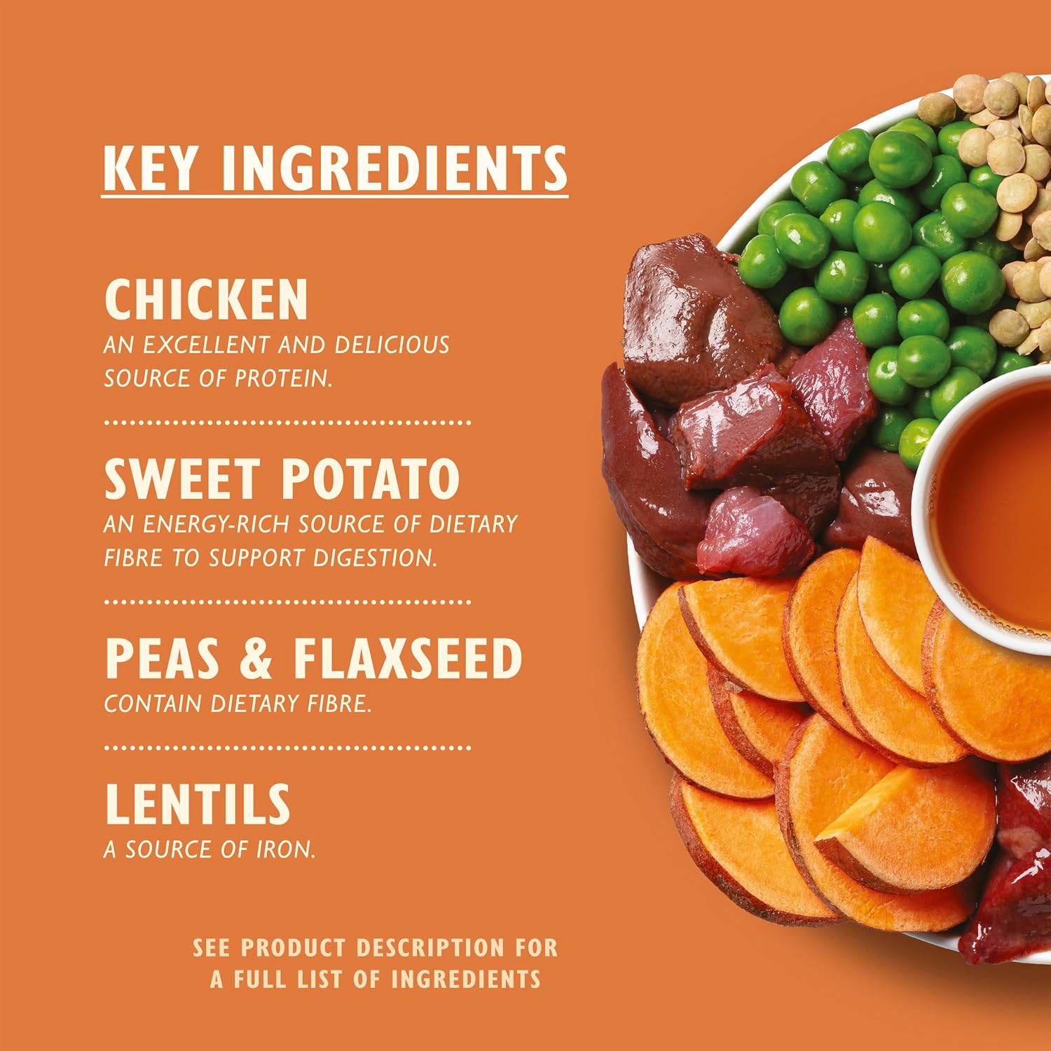 Detalle 2 de Lily's Kitchen Made with Natural Ingredients Adult Dry Dog Food – Chicken & Duck Grain-Free, 2.5kg