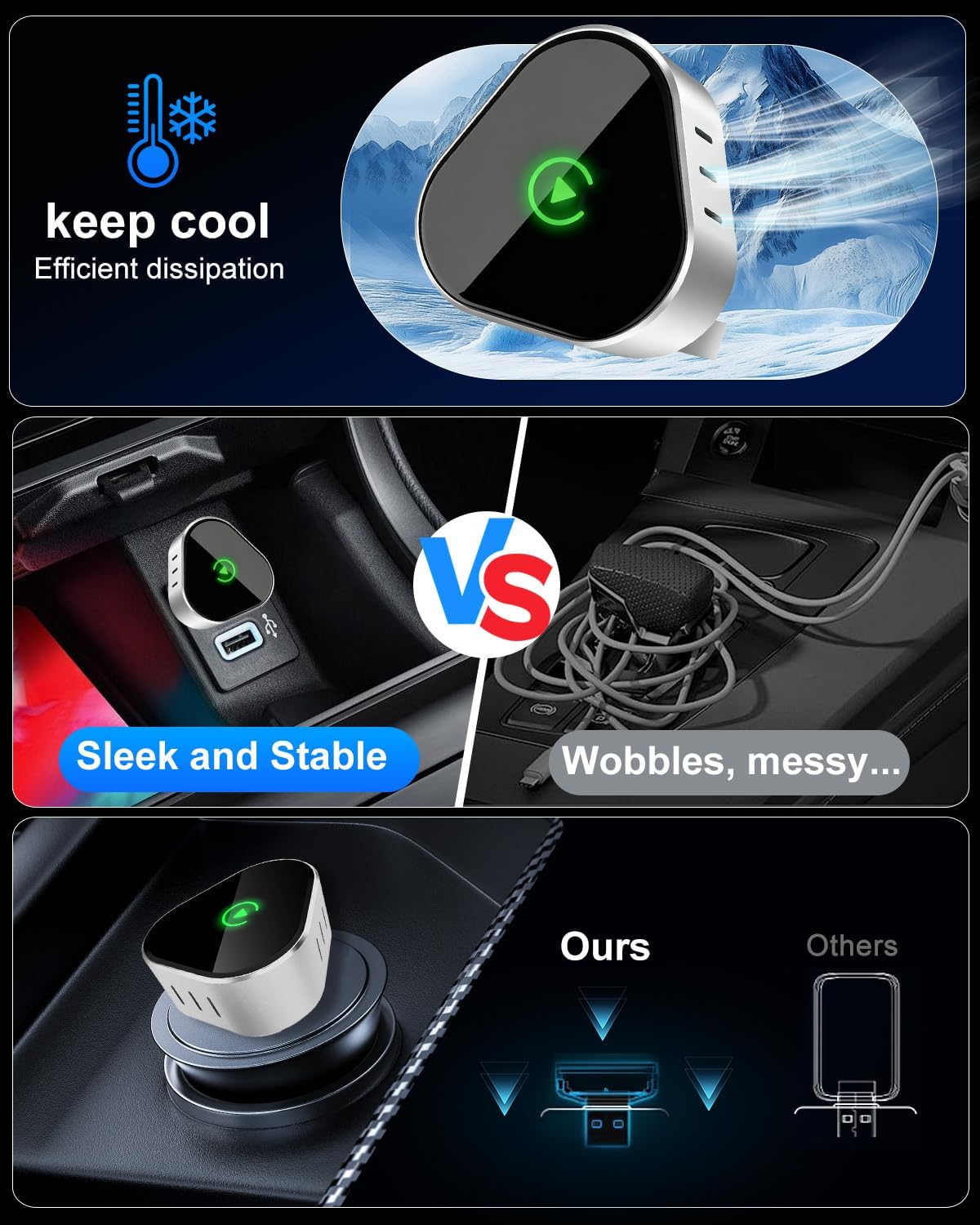 Detalle 2 de Wireless CarPlay Adapter UK 2026 Upgraded: Effortlessly Convert Wired to Wireless CarPlay