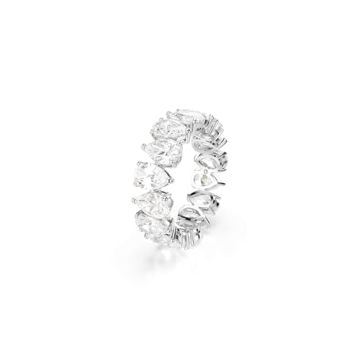 Detalle 2 de Swarovski Anillo Matrix Vittore talla Pera con piedras blancas 💍