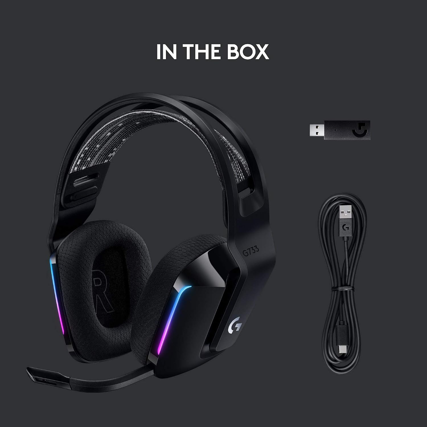Thumbnail 6 de Logitech G733 Wireless Gaming Headset 29h