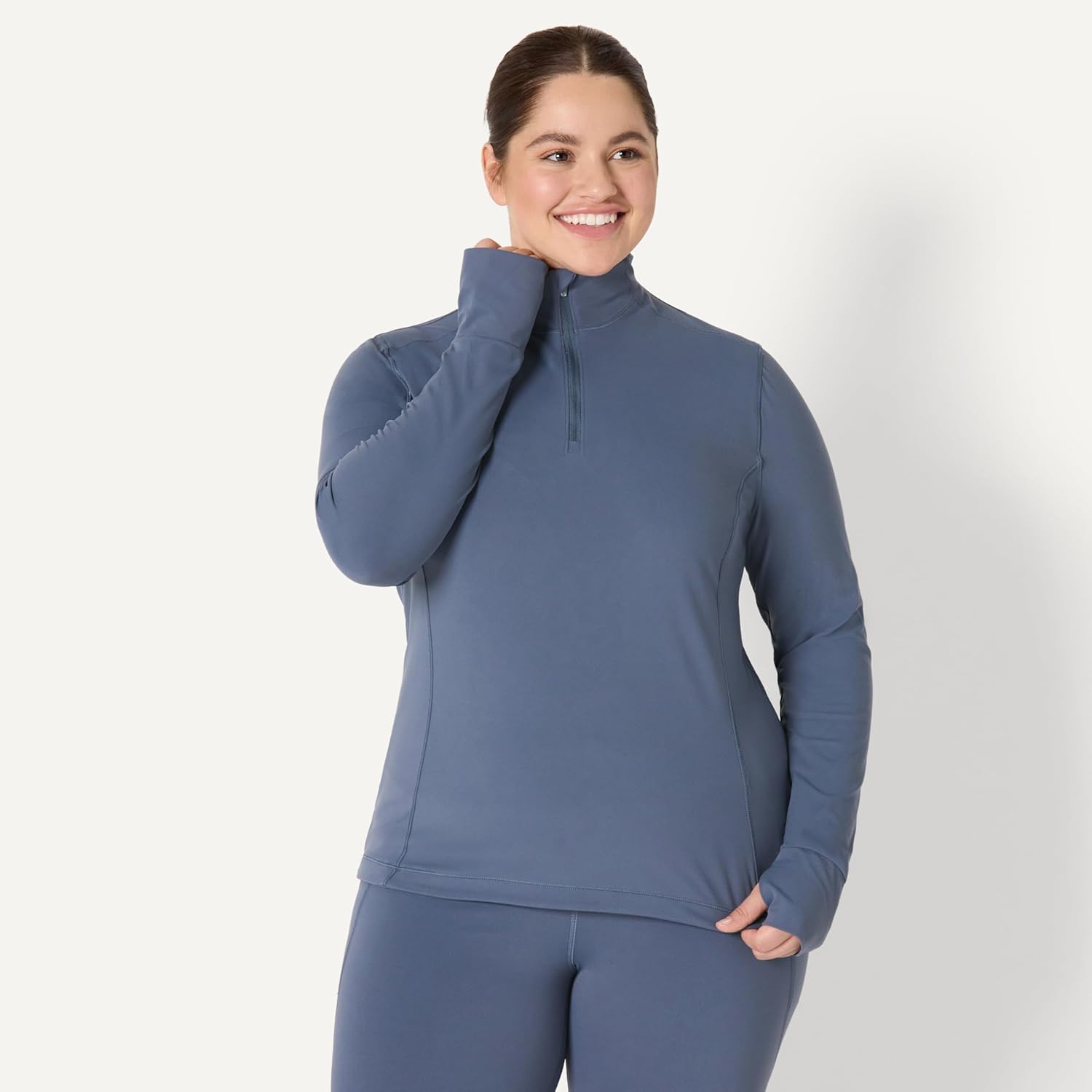 Thumbnail 5 de Amazon Essentials Women's Active FormFlex Buttery Soft Slim Fit Quarter Zip Long Sleeve Pullover Jacket