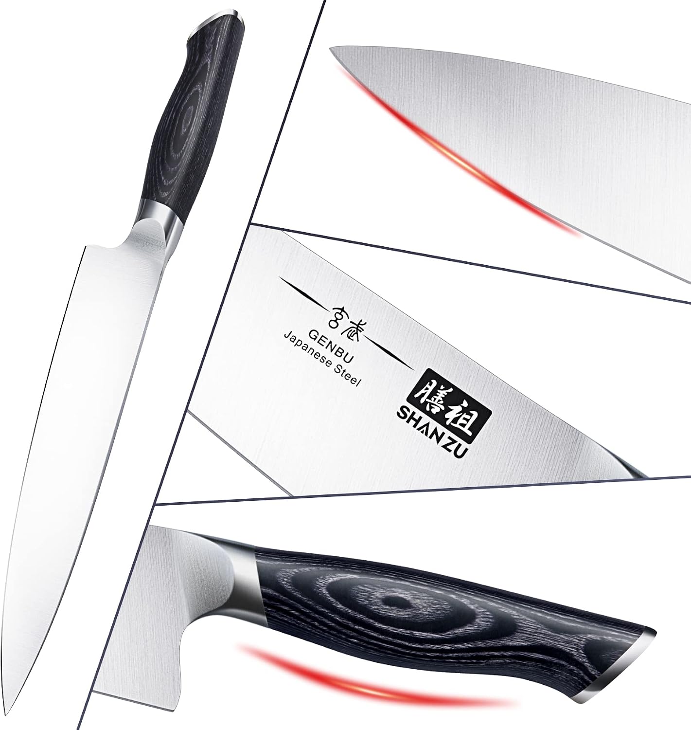 Detalle 2 de SHAN ZU Japanese Chef Knife, 8-inch