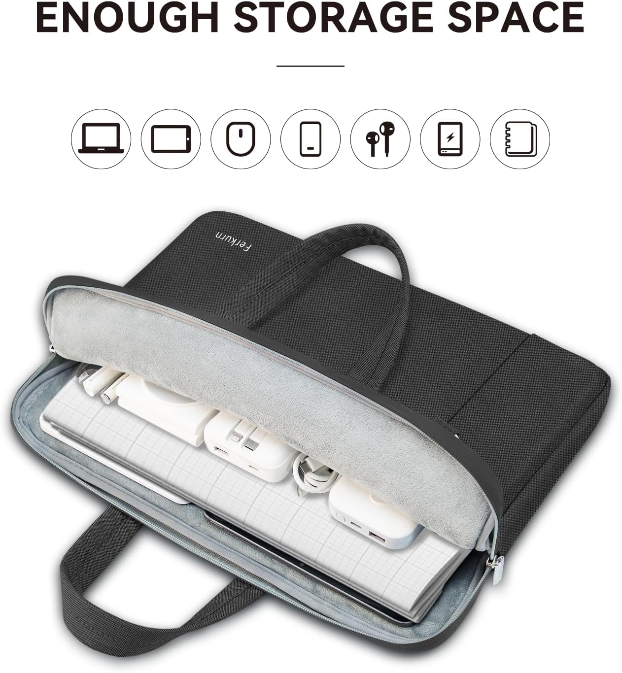 Thumbnail 1 de Ferkurn Laptop Bag 17.3 inch slim briefcase 💼