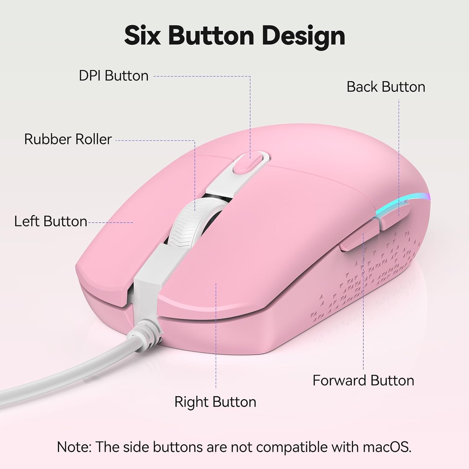 Thumbnail 6 de TECKNET Wired Mouse, 8000 DPI