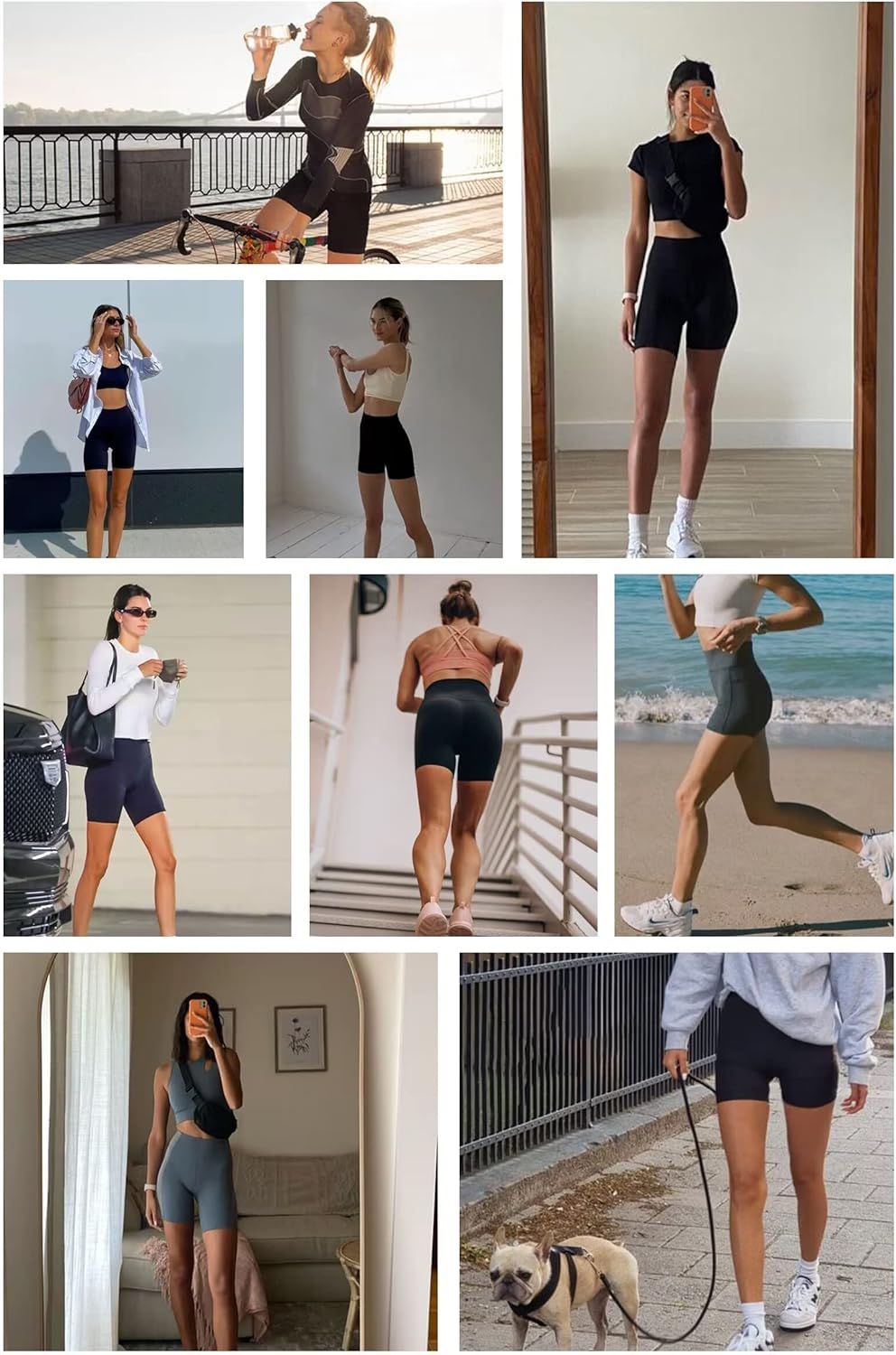 Thumbnail 2 de Persit Damen Kurze Leggings (blickdicht) Radlerhose mit Taschen