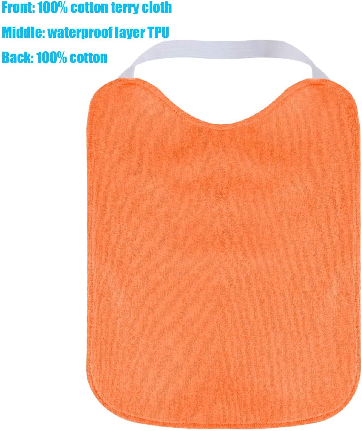 Thumbnail 5 de SLOSH lot de 5 bavoirs imperméables bébé 0-3 ans, élastiques lavables et grand format pour l’école