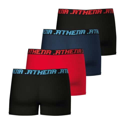Detalle de Athena Lot de 4 Boxers Homme My Petit Prix – Coton Stretch, Label OEKO-TEX Standard 100