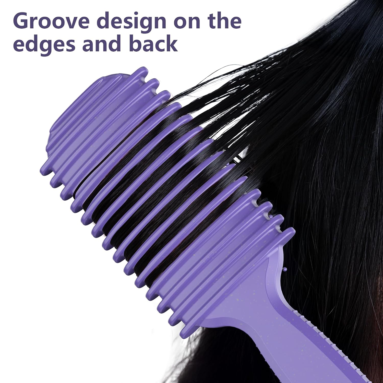 Thumbnail 6 de Purple Curly Hair Brush Set