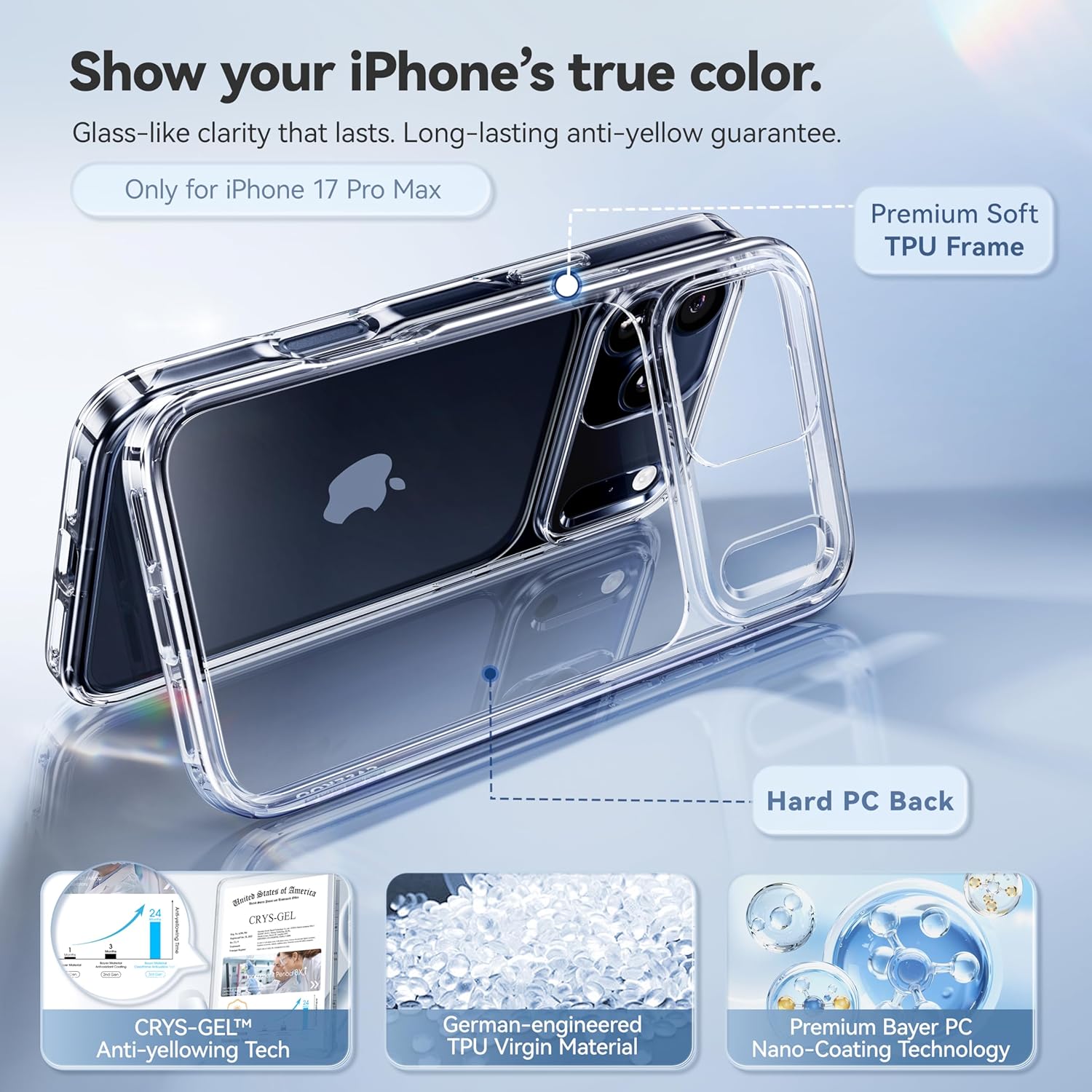 Detalle 2 de CASEKOO iPhone 17 Pro Max 6.9" Case