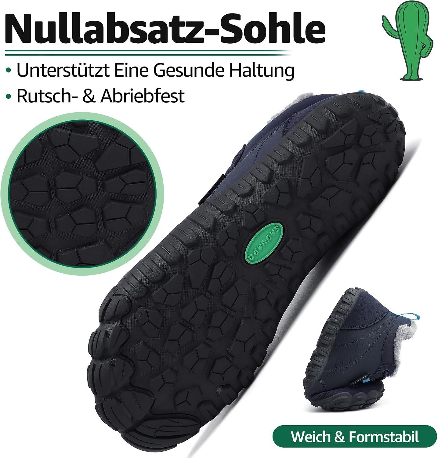 Thumbnail 4 de SAGUARO Winter Barfußschuhe 36-48