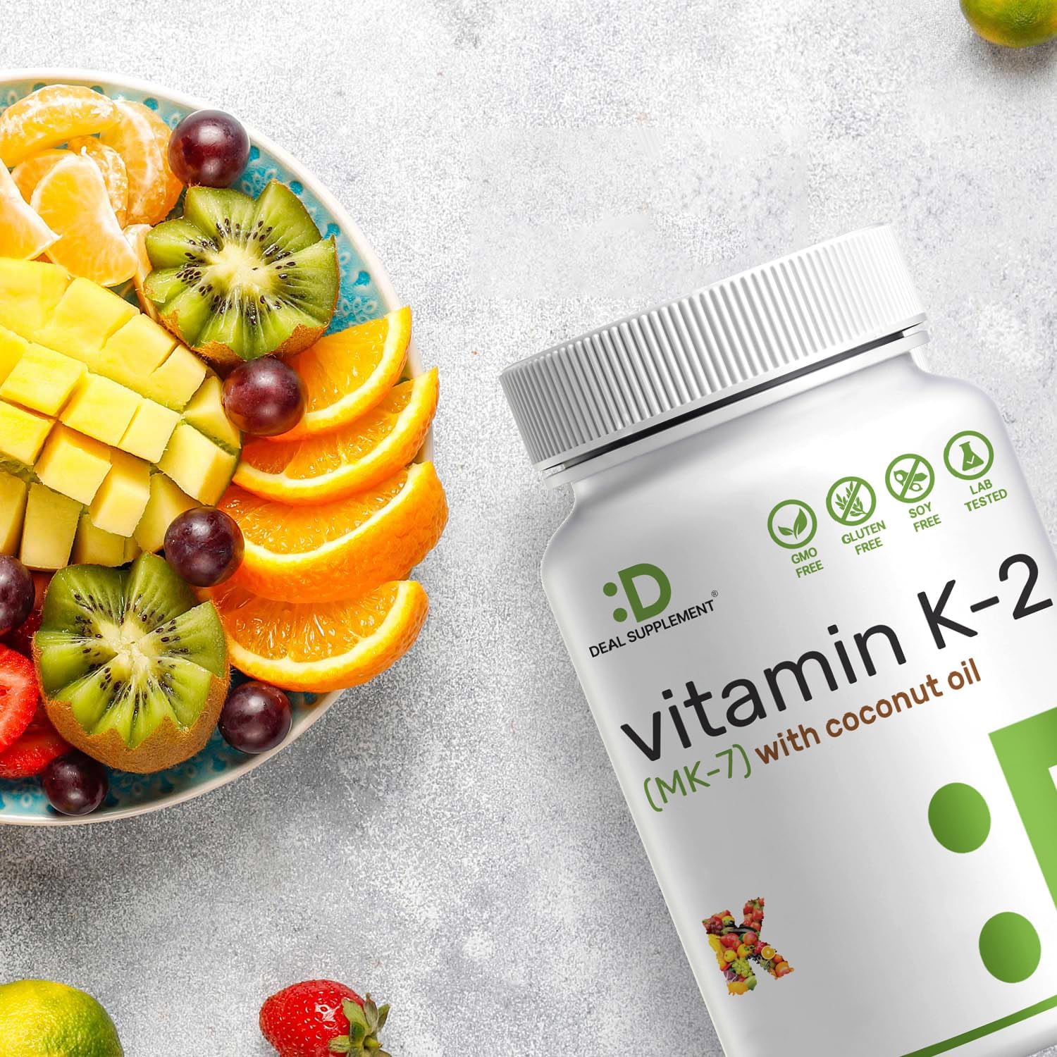 Thumbnail 6 de DEAL SUPPLEMENT Vitamin K2 Softgels, 240 Count