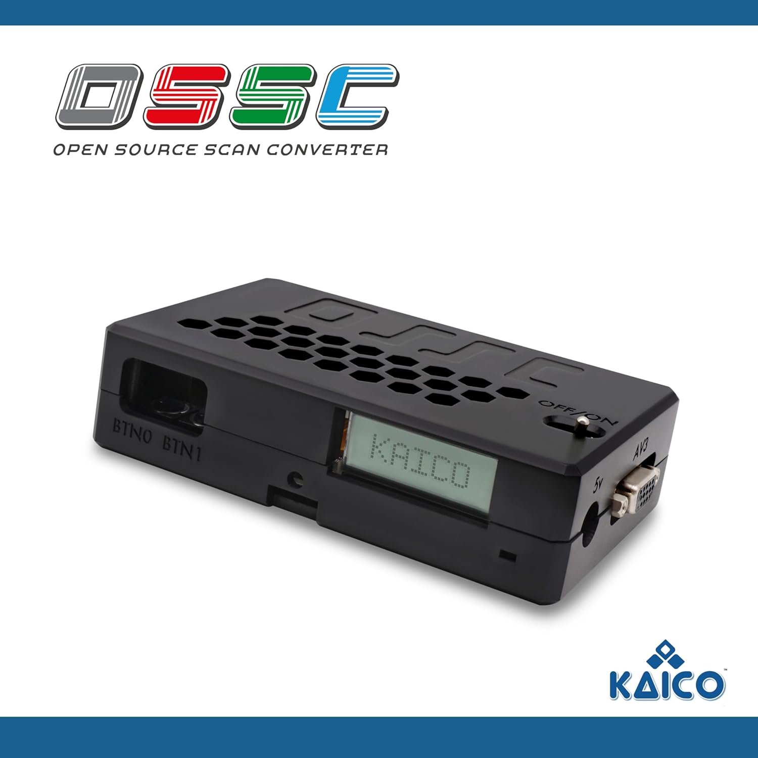Detalle de Kaico Edition OSSC 1.8 Open Source Scan Converter with SCART, Component and VGA to HDMI for Retro Gaming