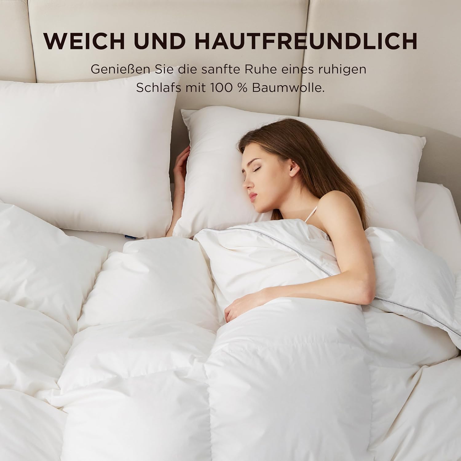 Thumbnail 5 de BEDSURE Daunendecke 135x200 Daunen Bettdecke 880 g