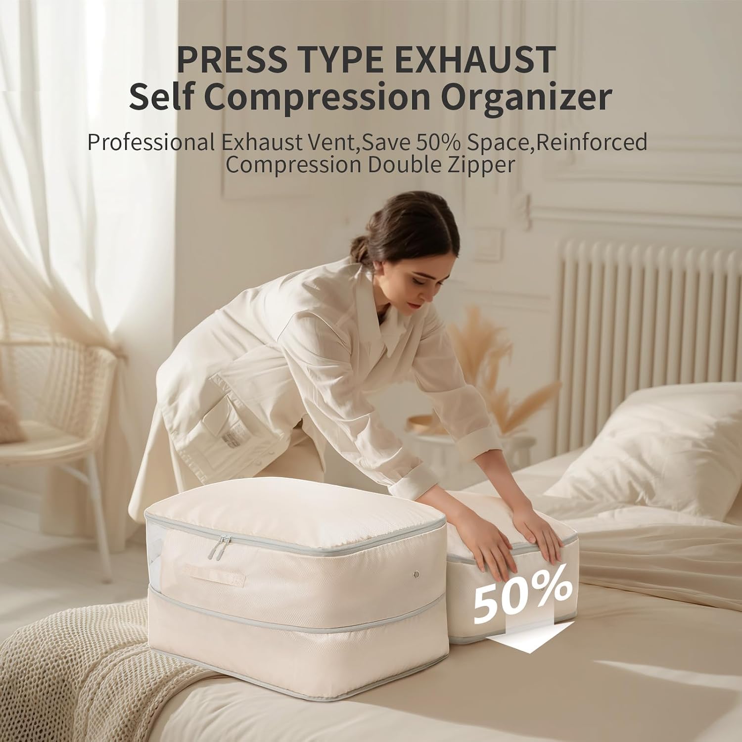 Detalle 2 de DIMJ Bedding Compression Storage Bags 66 L