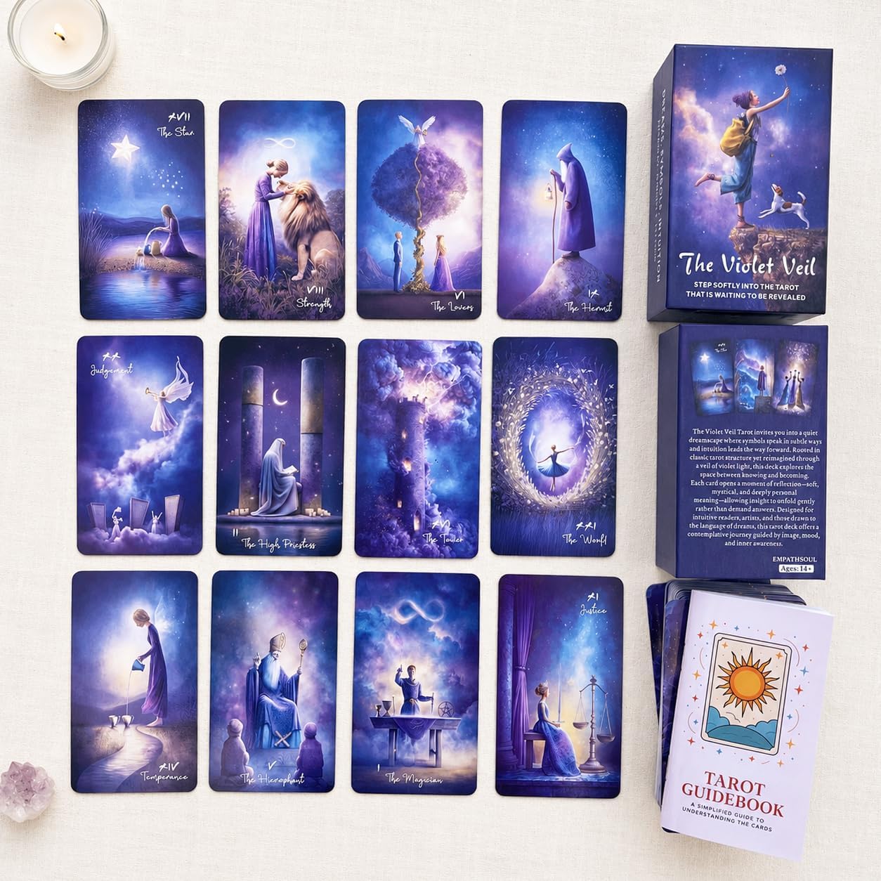 Detalle de DPEHAKMK Tarot Deck, 78 Cards