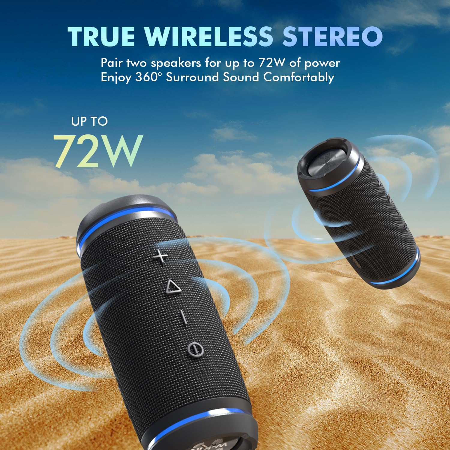 Thumbnail 6 de W-KING 36W Portable Bluetooth Speaker review