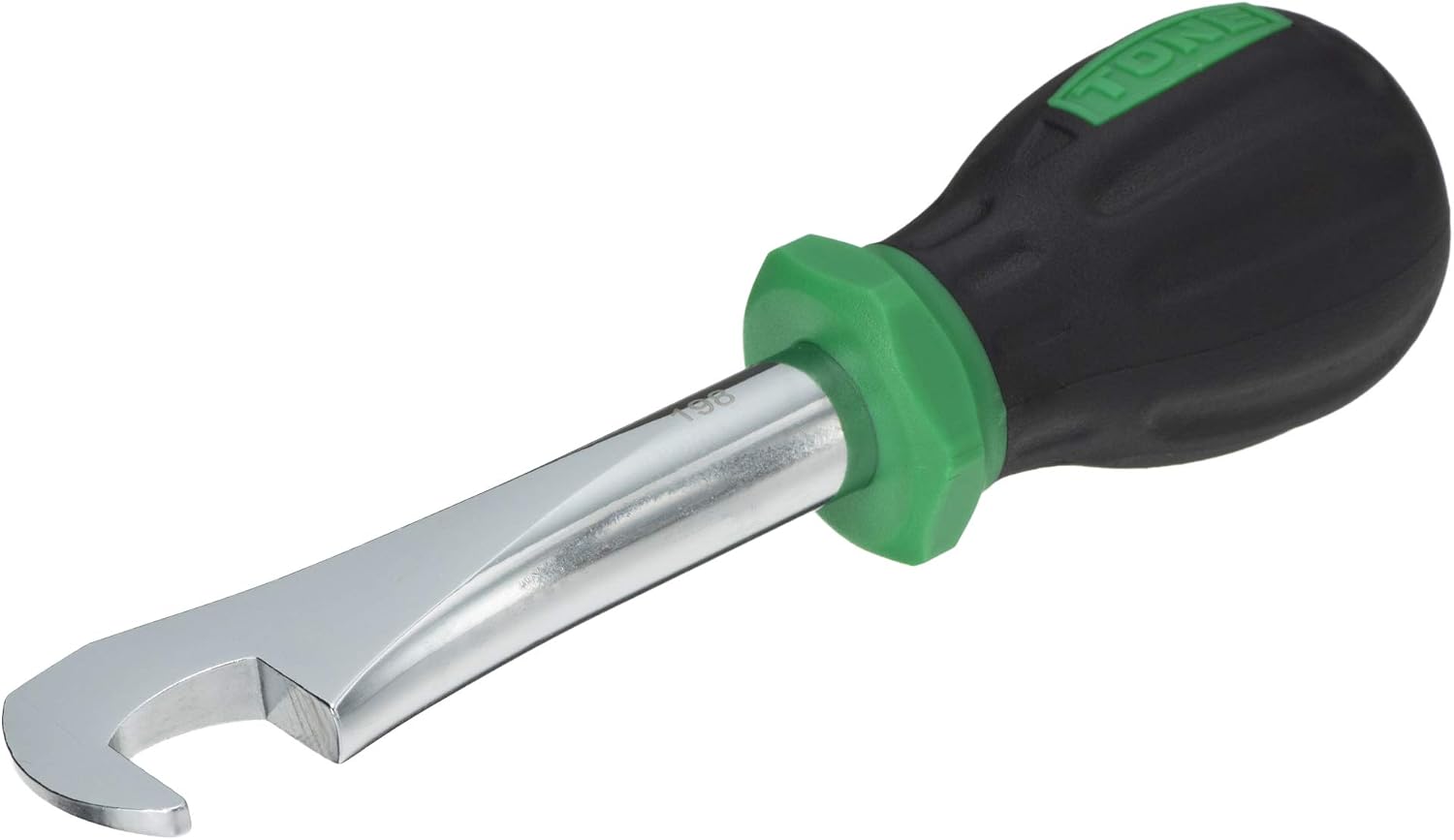 Detalle 2 de トネ(TONE) HPPGCMD-055 パワーグリップコインドライバー 先端幅18mm・樹脂グリップ・グリーン