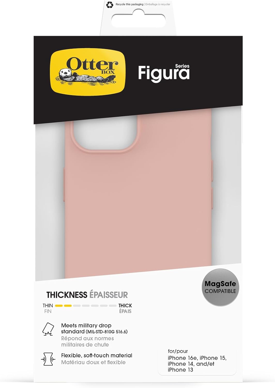 Thumbnail 4 de OtterBox Figura Series MagSafe cover per iPhone 17 Pro Max – Rosa