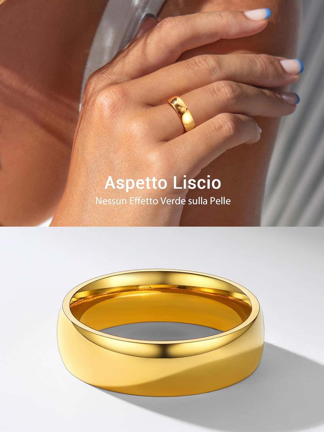 Thumbnail 4 de PROSTEEL Anello unisex Incisione Personalizzabile in Acciaio Inossidabile 316L placcato oro 18K o nero – Confezione regalo